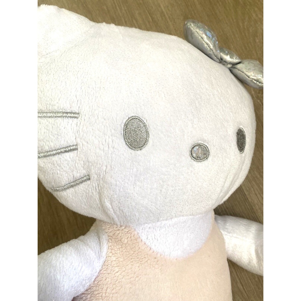 Build A Bear 25th Celebration Anniversary Glitter Hello Kitty Plush W/ Bow BAB - Picture 3 of 8